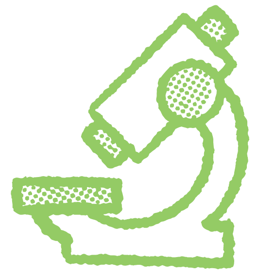Research telescope icon